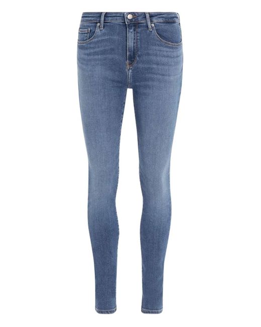 Tommy Hilfiger ロゴパッチ ジーンズ Blue
