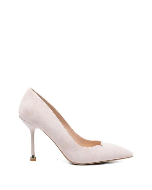 Liu Jo Pink Suede Court Shoes
