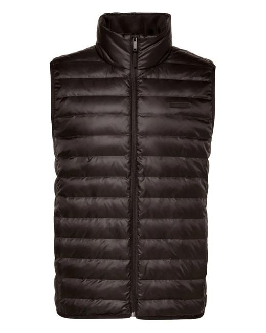 Calvin Klein Black Zip Quilted Gilet for men