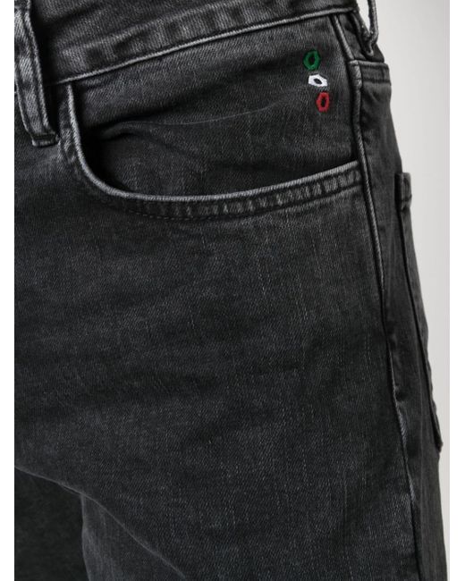 Philipp Plein Iconic Plein Straight-Leg-Jeans in Black für Herren