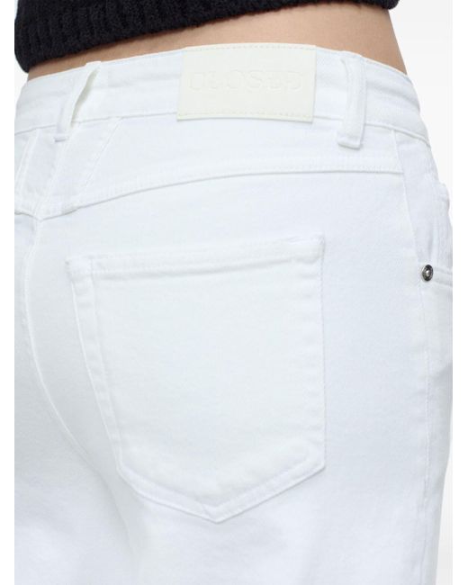 Jeans Nikka a gamba ampia di Closed in White