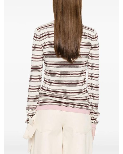 Moncler White Striped Shirt