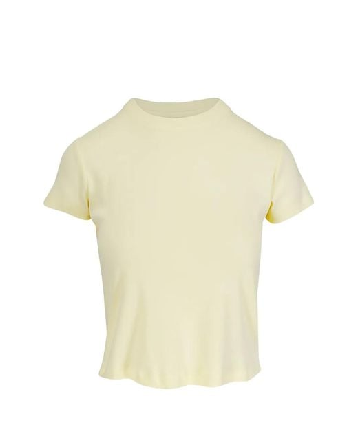 AG Jeans White Knit T-Shirt