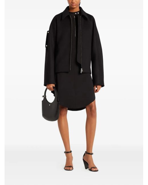 Courreges Black Zip-Up Jacket