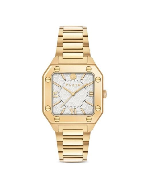 Philipp Plein Metallic Plein Edge 34Mm Watch