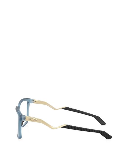 Oakley White Enigma Mass Rectangle-Frame Glasses