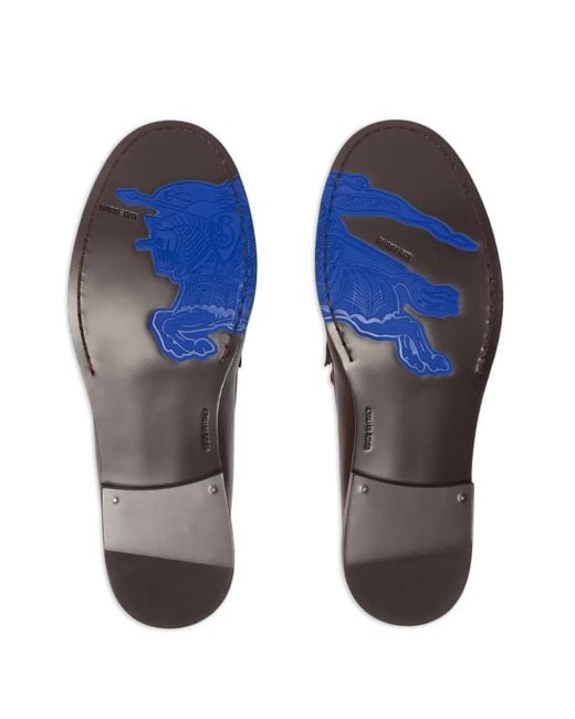 Burberry Brown Cadet Leather Loafers for men