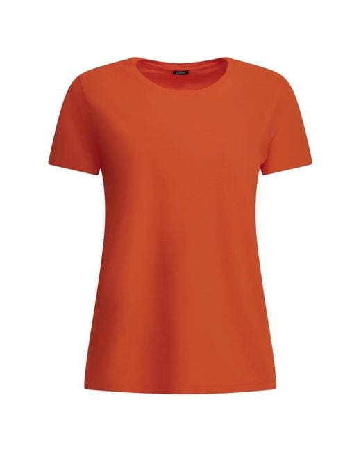 Apuntob Orange Short-Sleeve Cotton T-Shirt