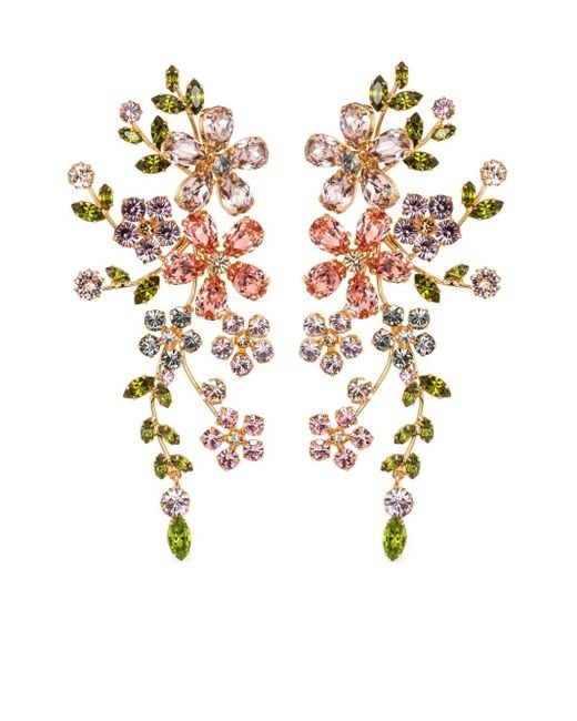 Jennifer Behr White Darianna Earrings