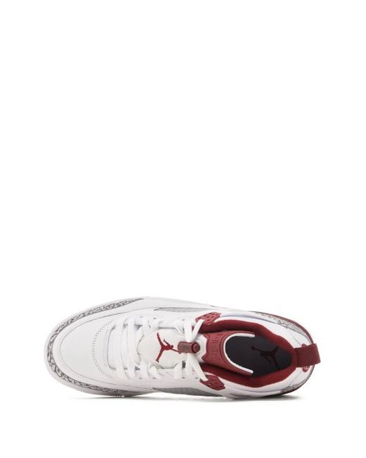 Nike White Spizike Low "Team" Sneakers for men