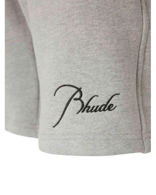 Shorts Sportivi Con Coulisse di Rhude in Gray da Uomo