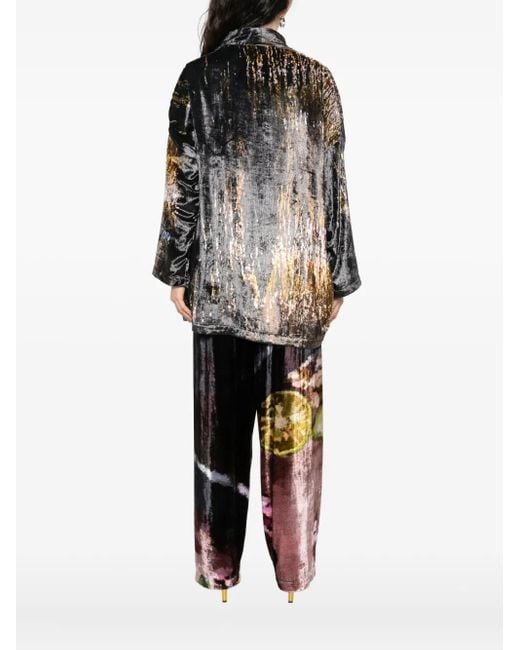 Veste En Velours Yavi en coloris Black