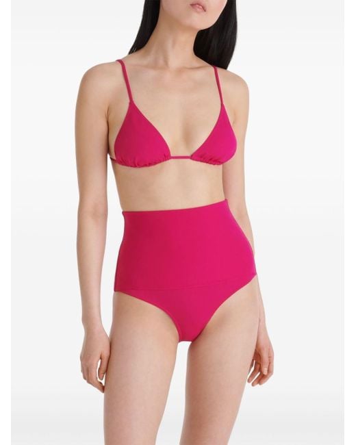 Eres Pink Gredin High-waisted Bikini Bottoms