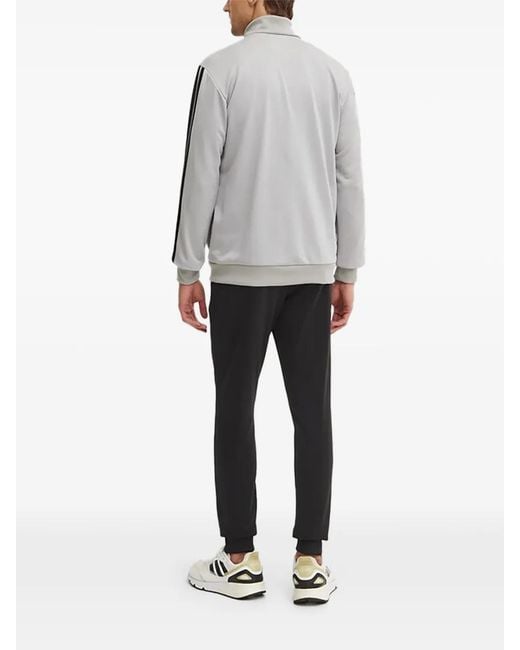 Adidas Gray Zip-Up Sweater for men