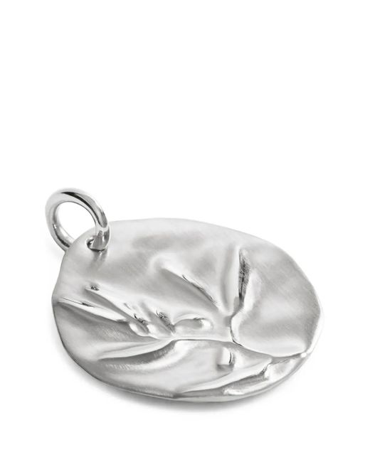 Monica Vinader Gray Peace Pendant