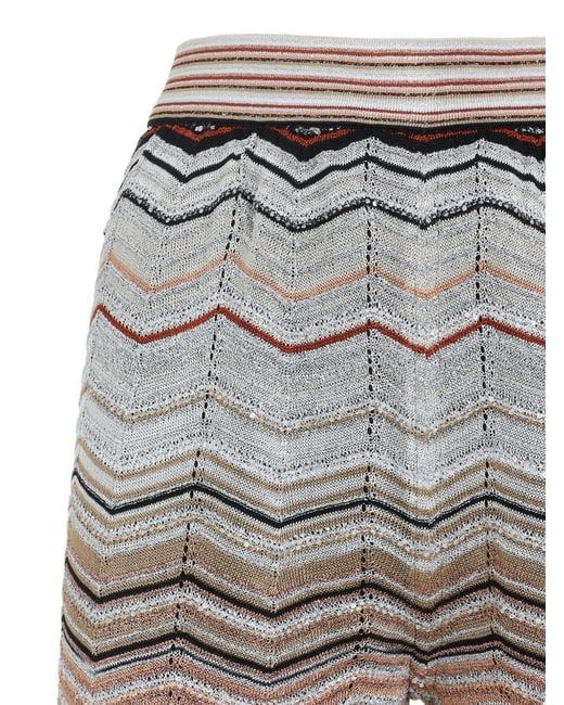 Missoni Gray Patterned Trousers
