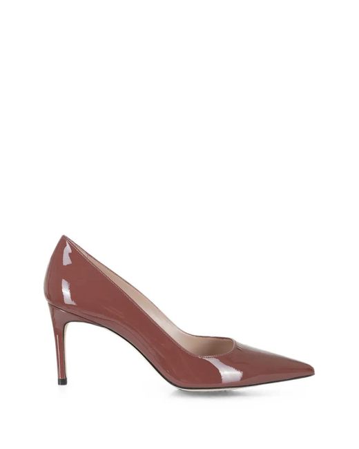 Stuart Weitzman Pink Power Pointed-Toe Pumps