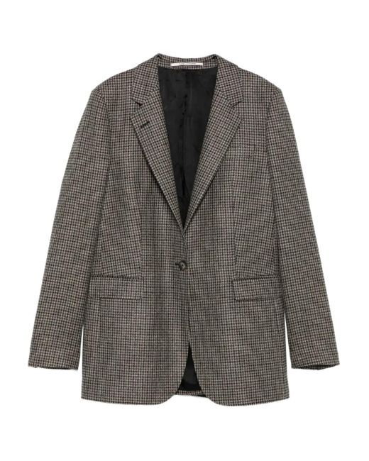 Tagliatore Blazer Met Pied-De-Poule Print in het Gray