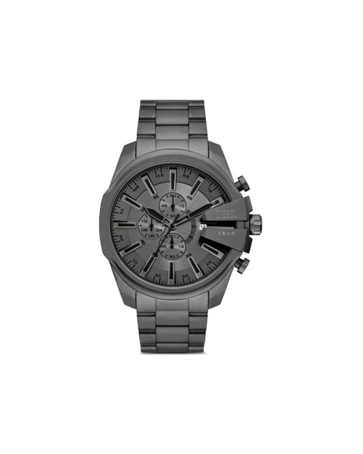 DIESEL Gray Dz4676 Mega Chief 54Mm Watch for men