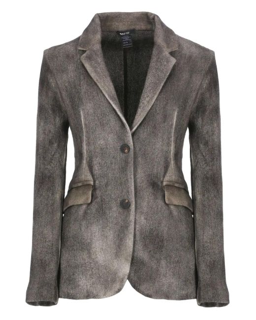 Blazer À Simple Boutonnage Avant Toi en coloris Black