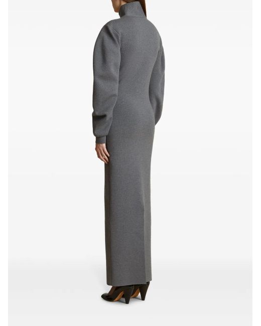 Khaite Gray The Storm Maxi Dress