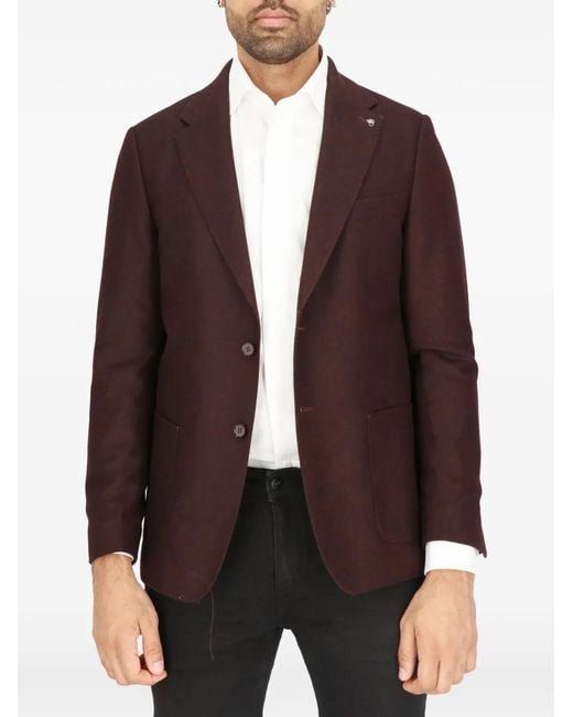 Scotch & Soda Purple Veste De Costume for men