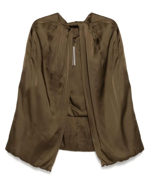 Rick Owens Green Masto Cape