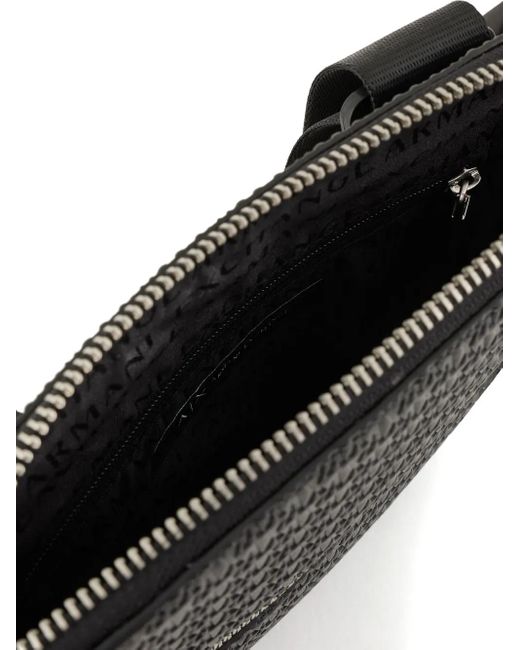 ARMANI EXCHANGE Messengertas Met Monogram in het Black voor heren