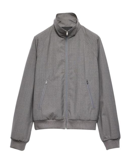 メンズ Prada ボンバージャケット Gray