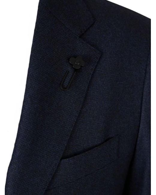 Lardini Blue Drawstring-Cuff Suit for men