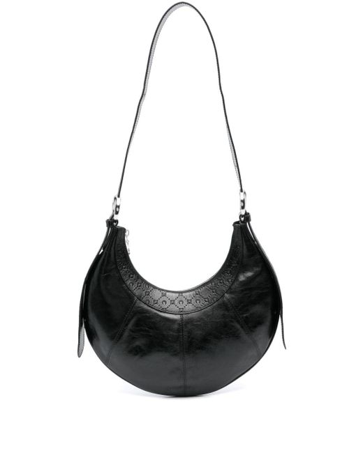 MARINE SERRE Black Eclips Shoulder Bag