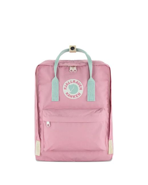 Fjallraven Pink Kånken Koncept Logo-patch Backpack