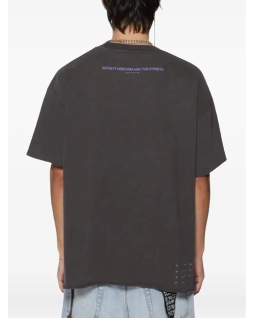 Ksubi Black Kingdom Ekcess Faded T-Shirt for men