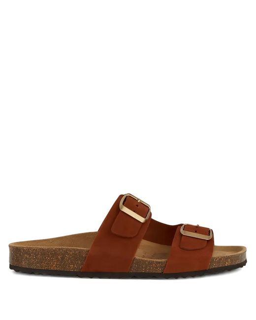 Geox Brown Brionia Sandals