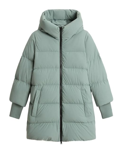 Woolrich Green Padded Quilted Jacket