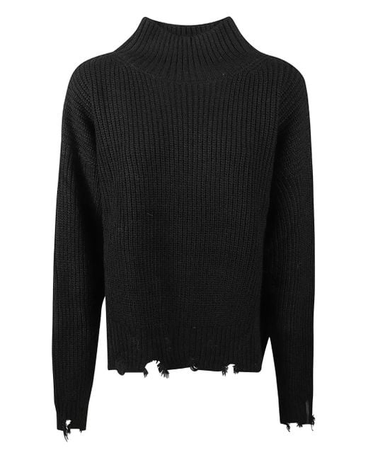 hinnominate モックネック セーター Black