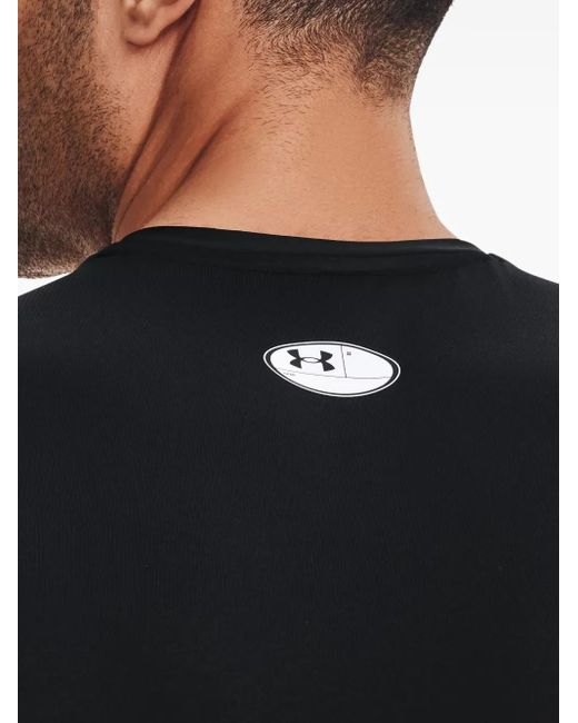 Under Armour Black Logo-Print Tank Top for men