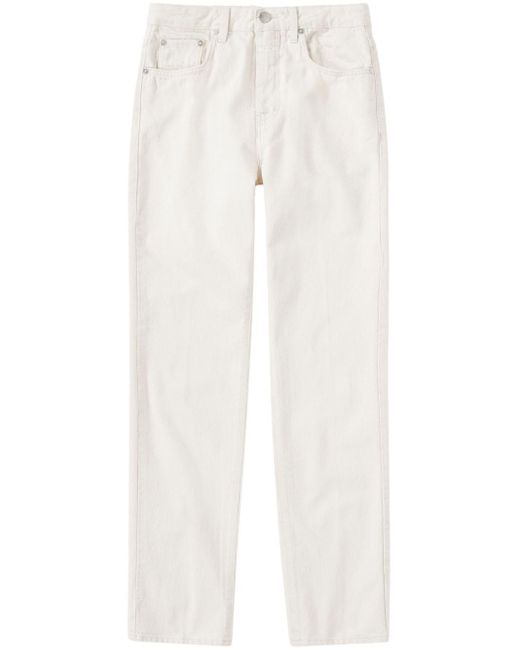 Closed White Roan Straight-leg Jeans