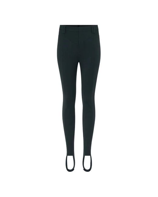 Jean Paul Gaultier Black Equestrian Stirrup Leggings