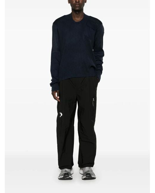 PROTOTYPES Blue Fine-Knit Sweater