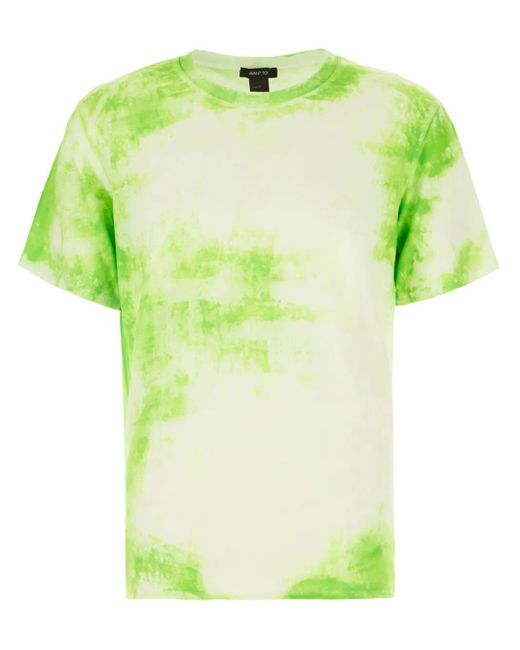 Avant Toi T-Shirt mit abstraktem Print in Green für Herren