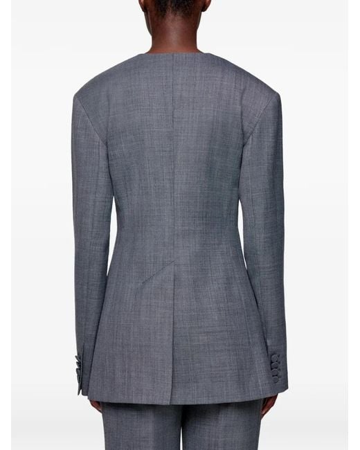 Ganni Button-Down Jack in het Blue