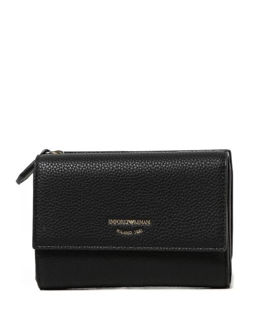Giorgio Armani Black Zip Fastening Wallet