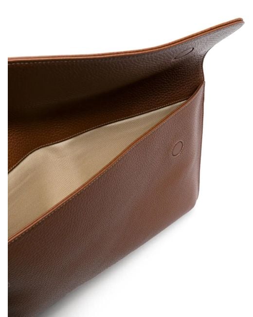 Aspinal Leren Laptoptas in het Brown voor heren