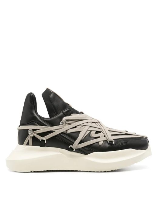 メンズ Rick Owens Megalace Geth Runner スニーカー Black