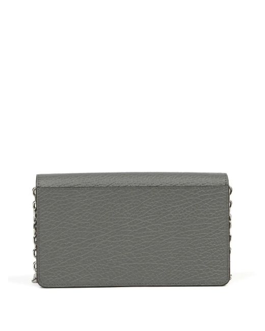 Maison Margiela Gray Leather Wallet Chain