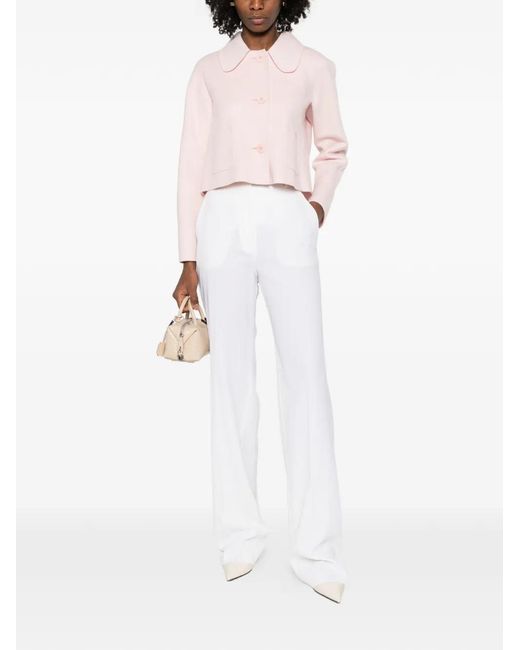 Max Mara Pink Outerwears