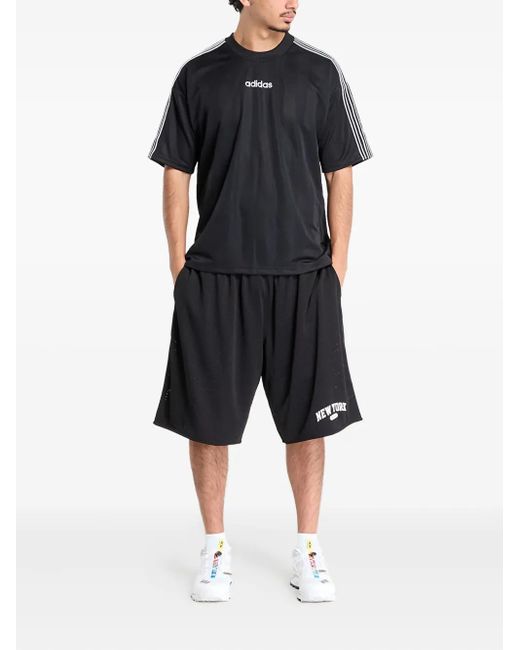Adidas Black Striped Jersey for men