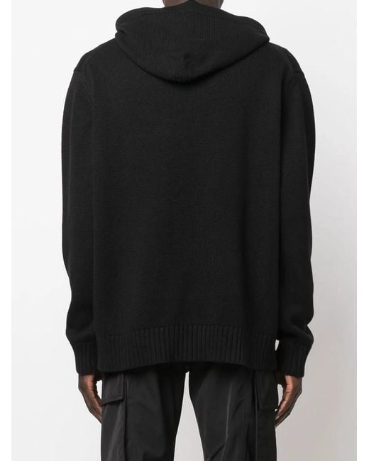 1017 ALYX 9SM Black Logo-Print Hoodie for men