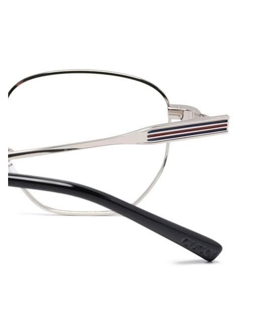 Gucci Natural Square-Frame Glasses for men